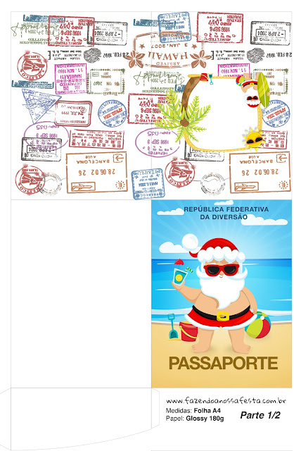 Christmas in the Caribbean: Free Party Printables. Christmas in the Caribbean: Free Party Printables