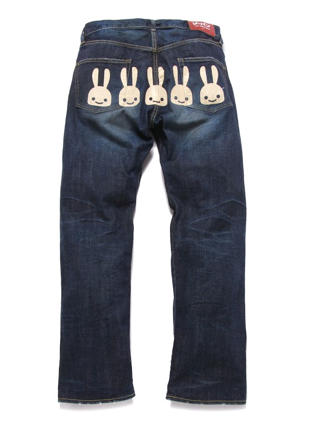 CUNE :STANDARD 耳付きジーパン ウサギ5A [Eared Rabbit Jeans 5A]