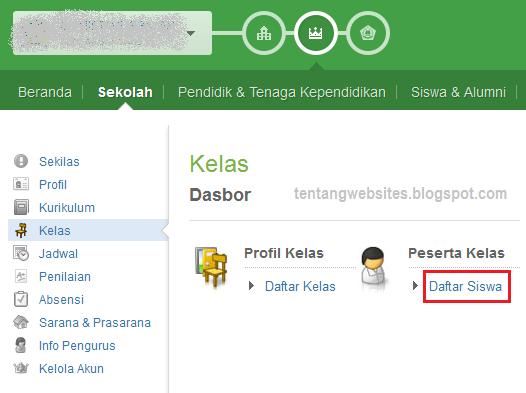 Cara menambahkan data siswa ke antar kelas di Simpatika