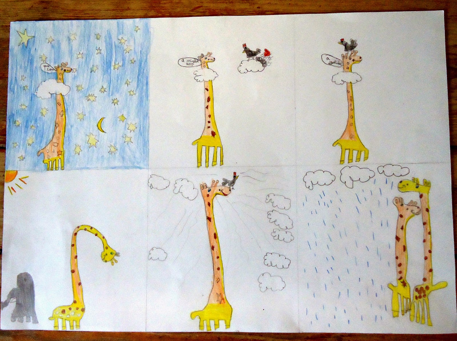 EB1 ALDEIA DE JOANES: BD - A GIRAFA QUE COMIA ESTRELAS