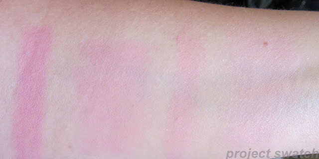 Tarina Tarantino blush swatches - Carved Rose, Candy Cameo - swatches