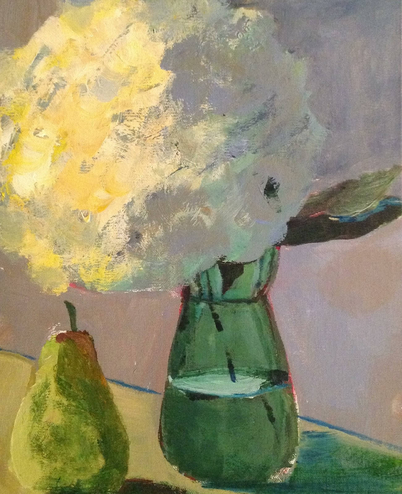 Nancy McClure Fine Art and Lampwork Glass Bead Jewelry Hydrangeas II