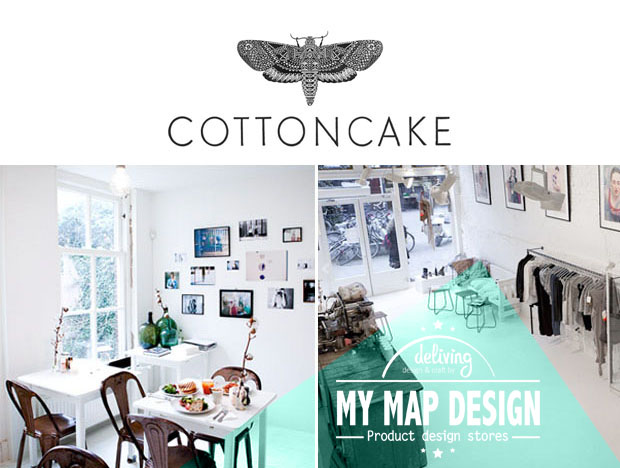 May map design: COTTONCAKE cocept store