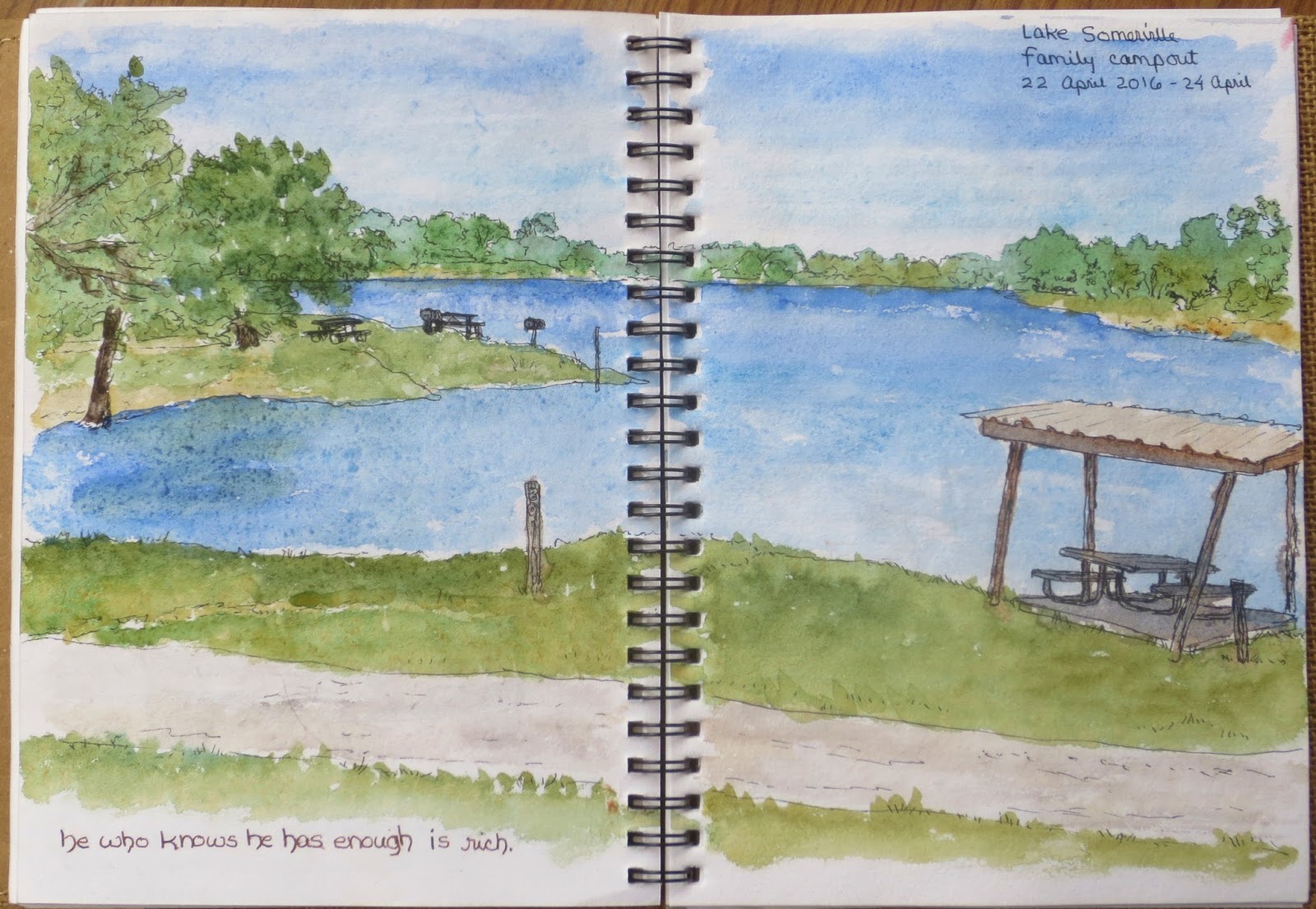 Vicky L Williamson Camping At Lake Somerville