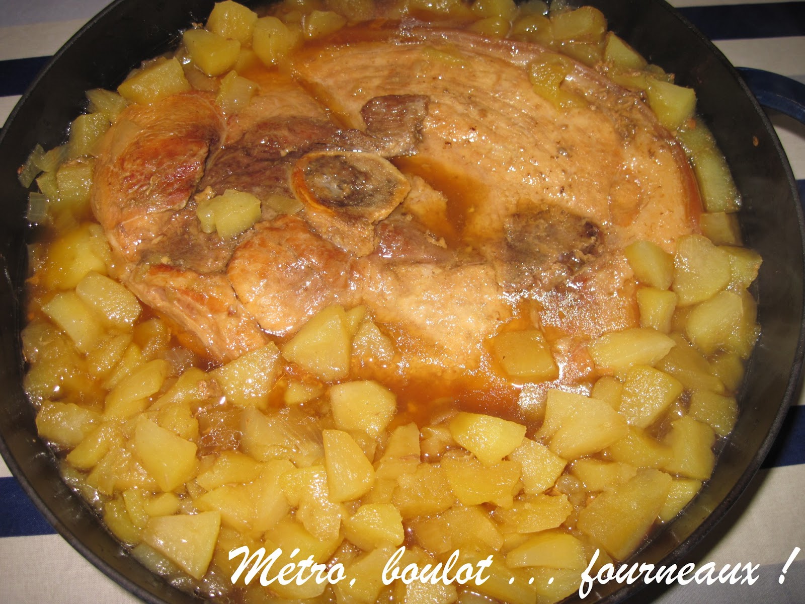 Rouelle de porc sauce soja et miel