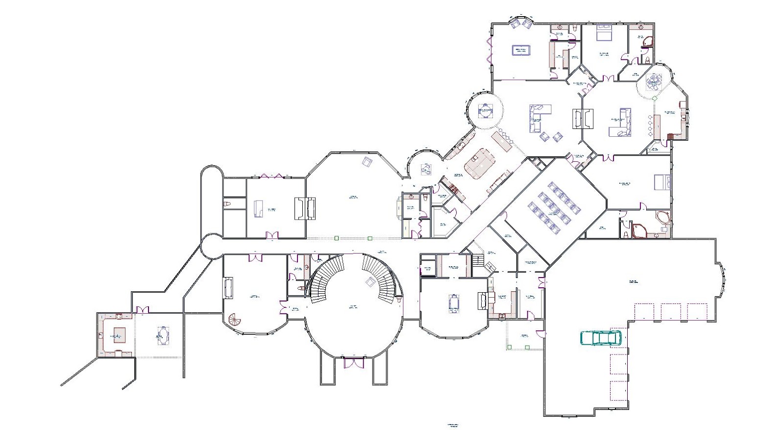 Mansions & More Partial Floor Plans I Have Designed Part 2