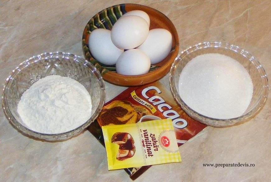 ingrediente blat de cacao din pandispan pentru prajituri, retete culinare, ingrediente pandispan, 