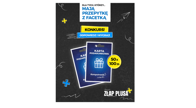 Wygraj kartę podarunkową do wykorzystania w sieci sklepów Komputronik o wartości 100 zł Konkurs