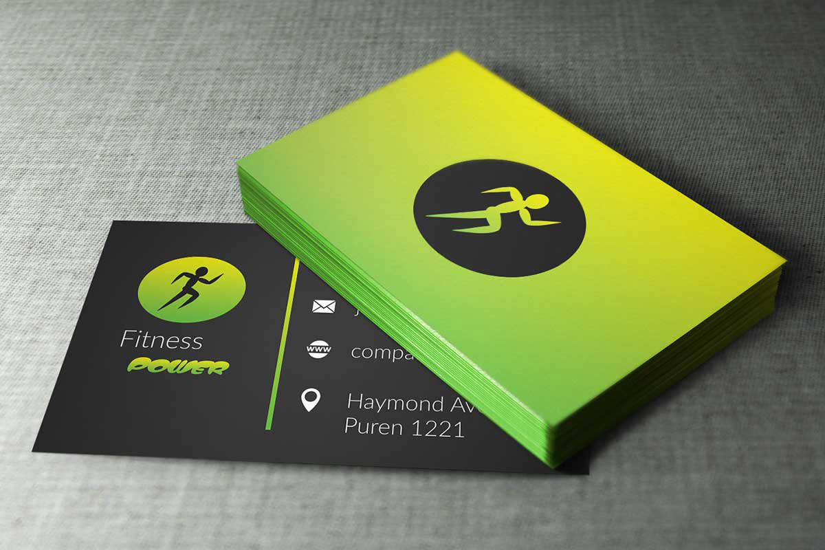Fitness Business Cards Business Card Tips