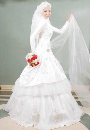 فستان زفاف ناعم فساتين زفاف للمحجبات بأحدث تصميمات