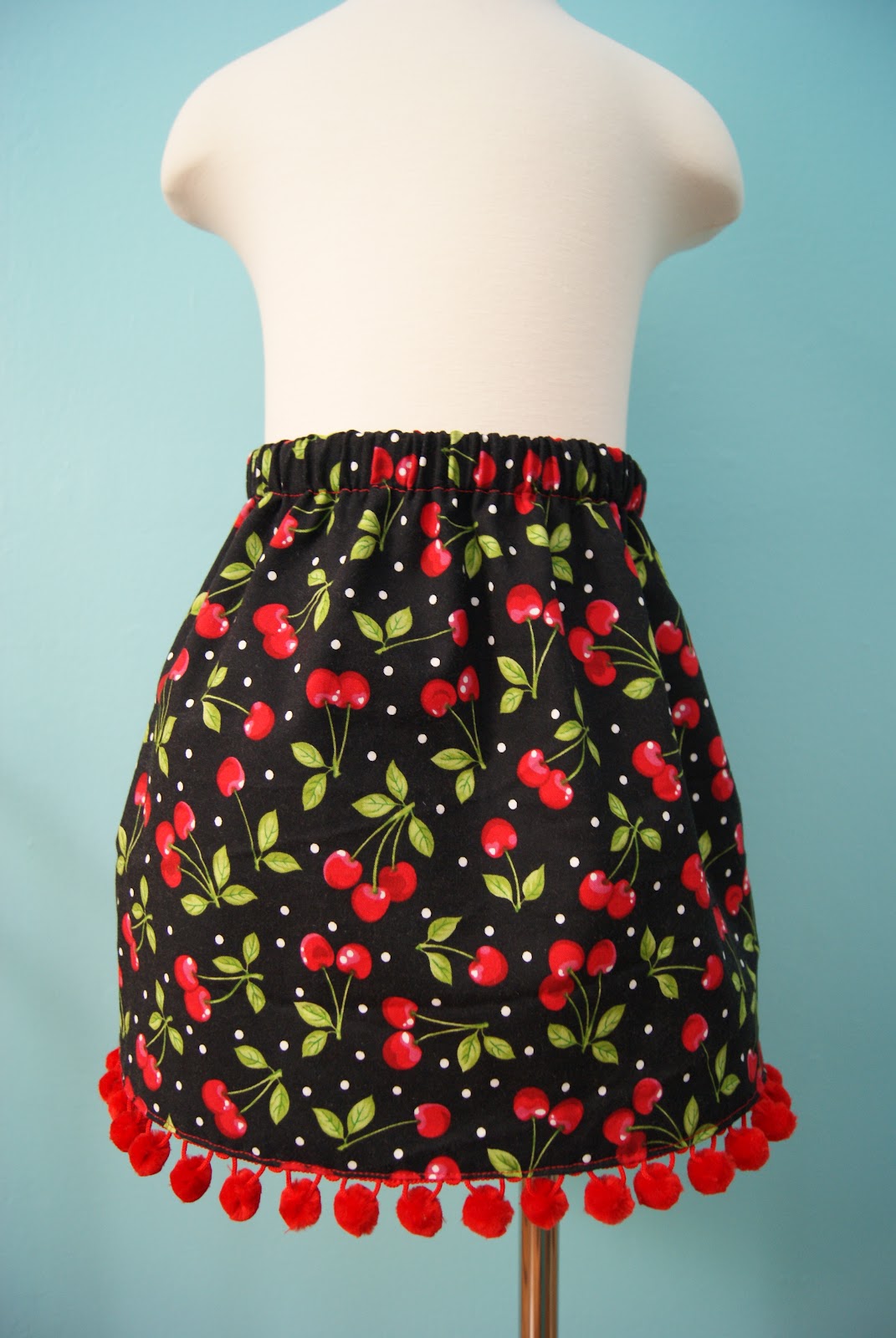 nest full of eggs Cheery Cherry Skirt