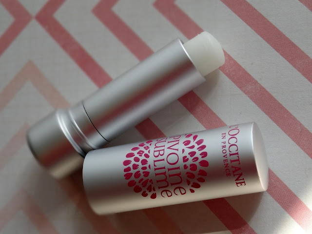 L'Occitane Pivoine Sublime Tinted Lip Balms in Rose Plum, Rose Amber & Transparent