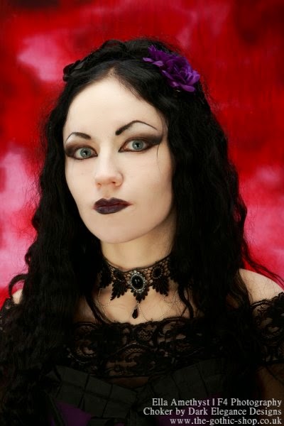 The Gothic Shop Blog: Ella Amethyst - F4 Photography - Leda & Wing Masks