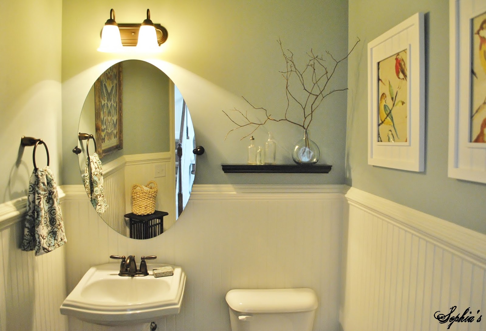 Sophia's Powder Room Makeover