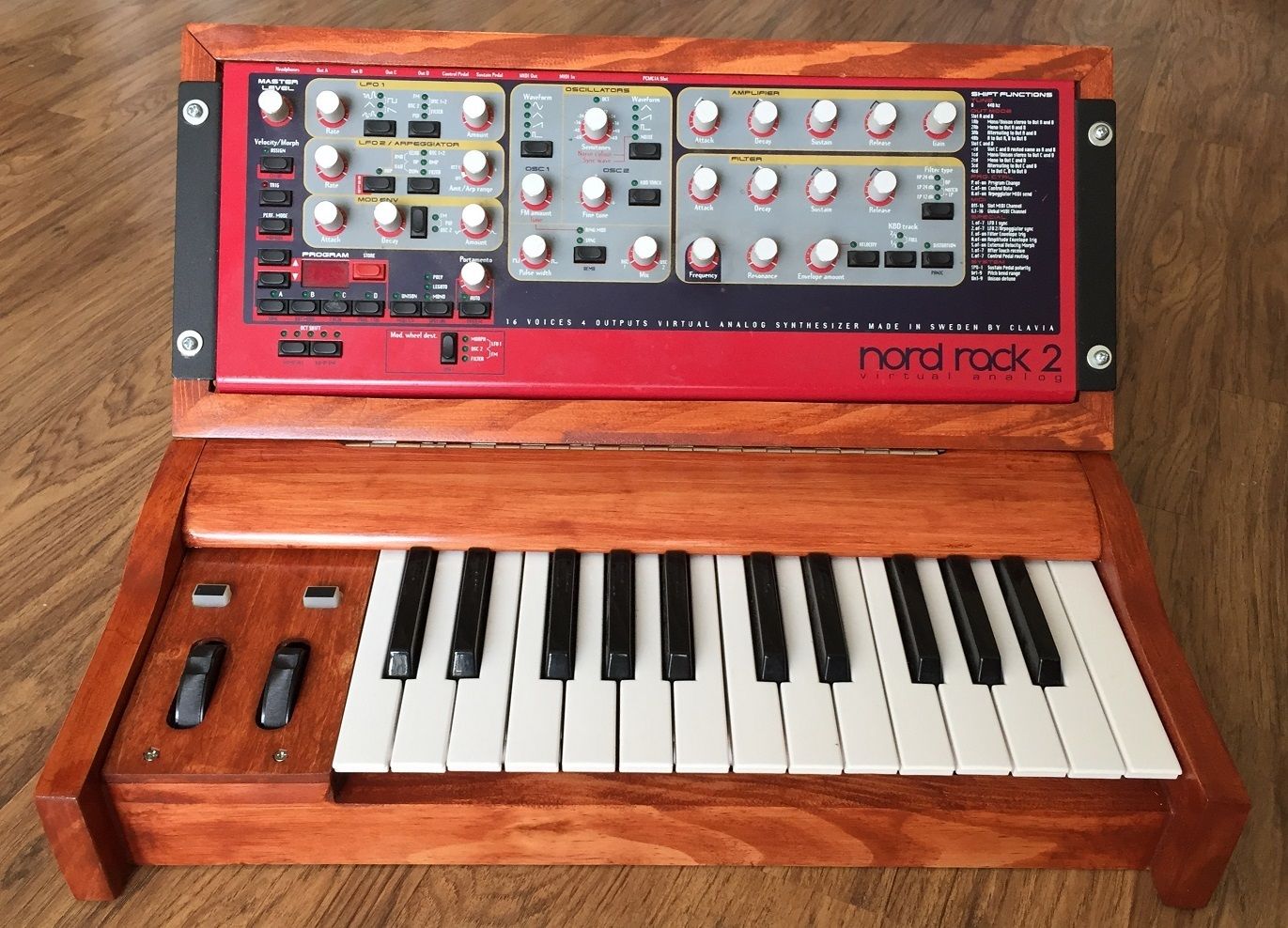 MATRIXSYNTH Custom Wood Rack Synth Walnut Keyboard Enclosures