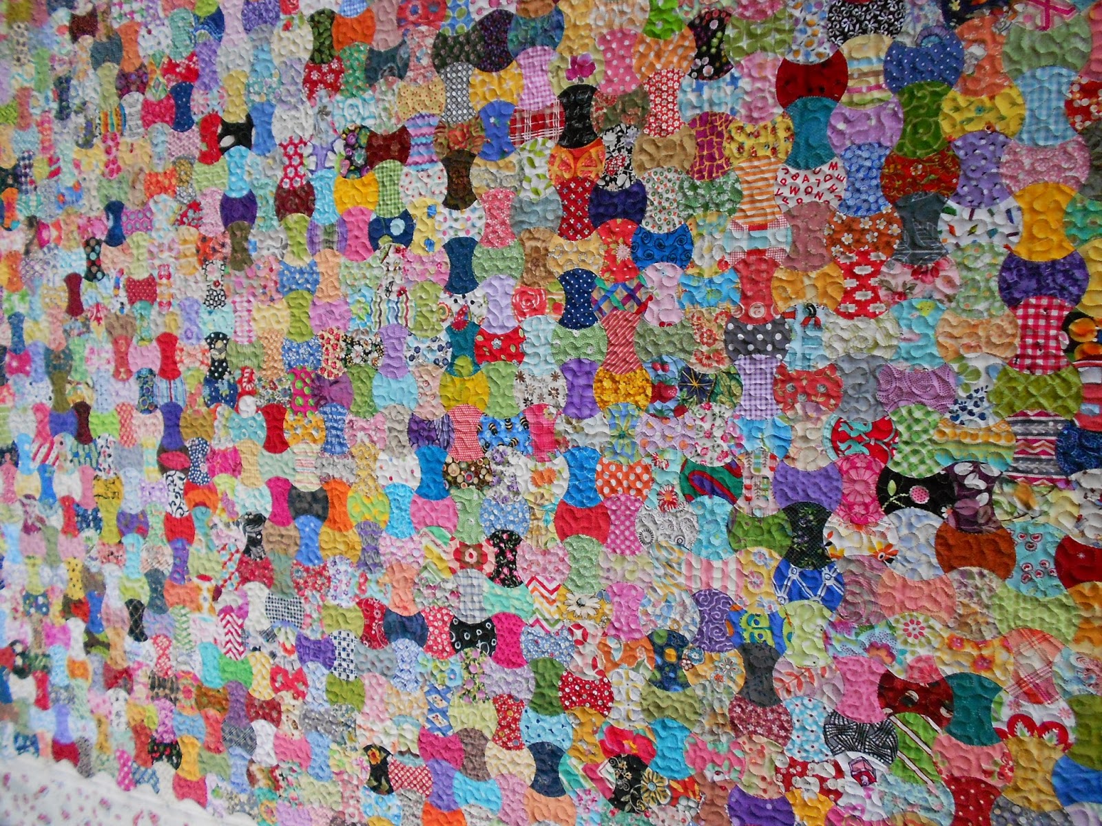 Stitching in Time 1000 piece Apple Core Quilt