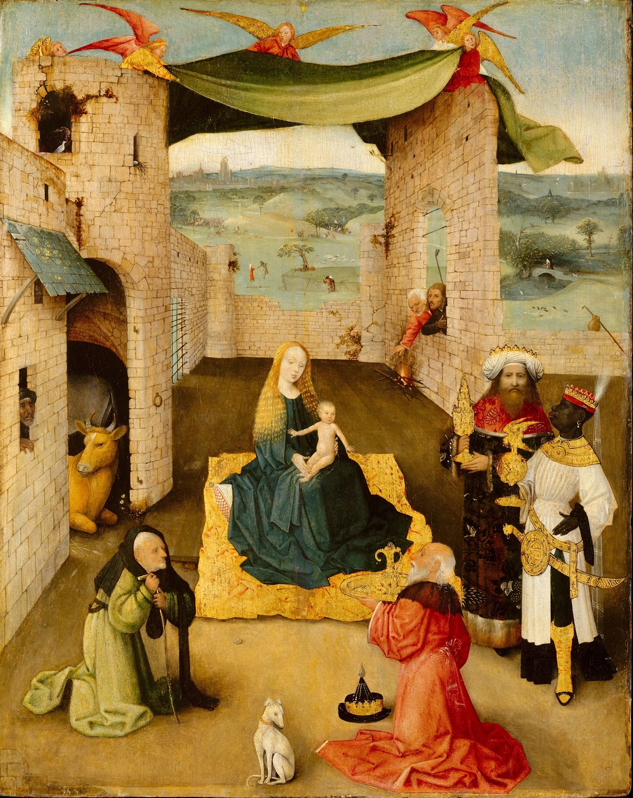 Hieronymus   osch  The  adoration  of  the  magi    