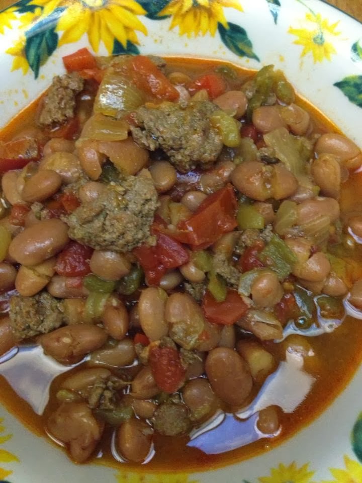 Crockpot Cowboy Beans