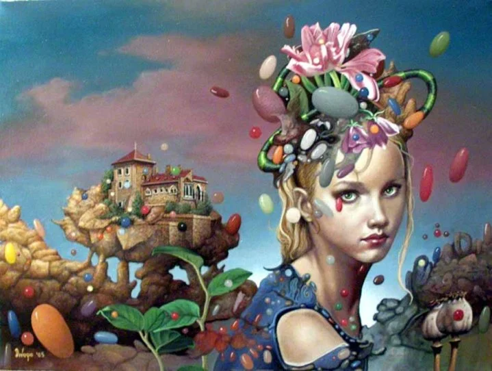 Dragan Ilic Di Vogo 1962 | Serbian fantastic and surrealist painter