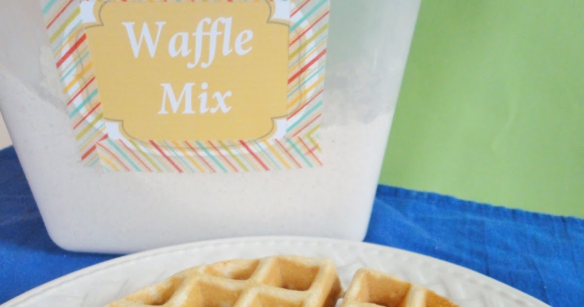 Frugal Foodie Mama Homemade Belgian Waffle Mix