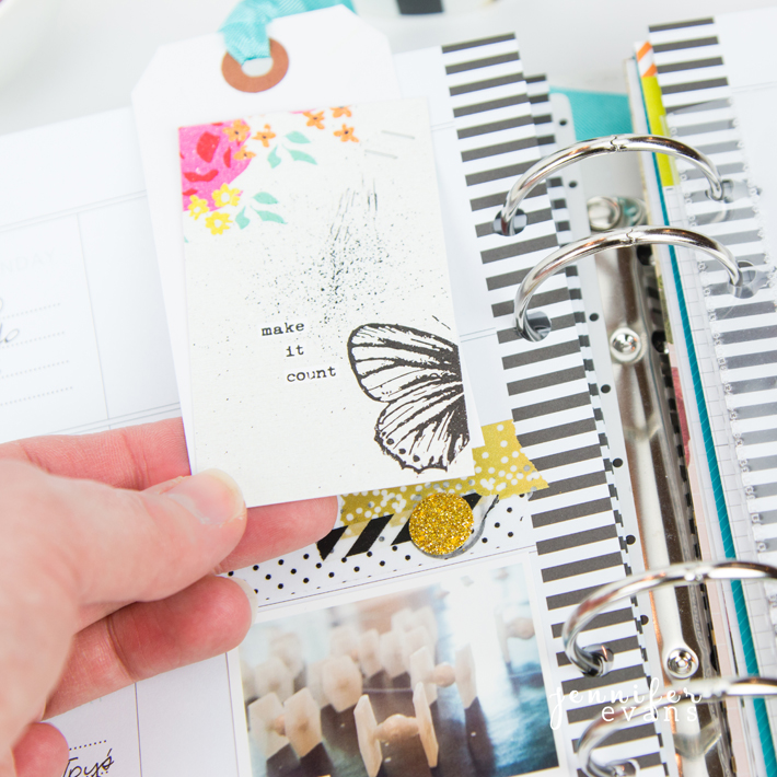 February Memory Planner pages and how to tell your story in a planner for @heidiswapp by @createoften 