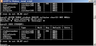 How to Change Table Structure in MySQL