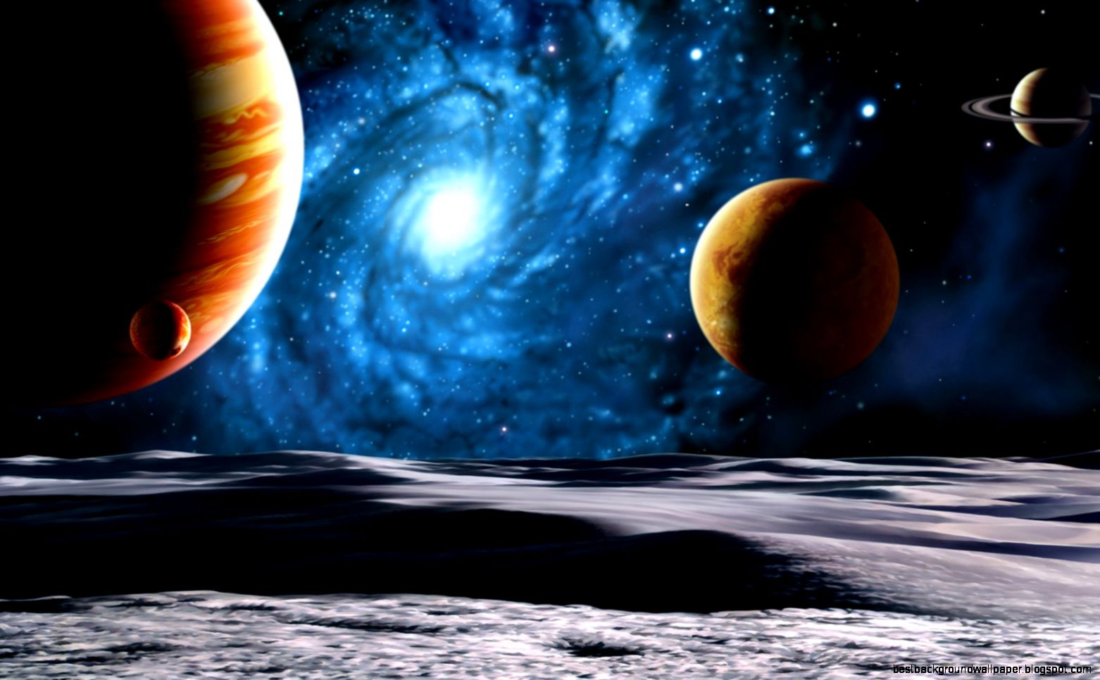 Outer Space Planets Wallpaper