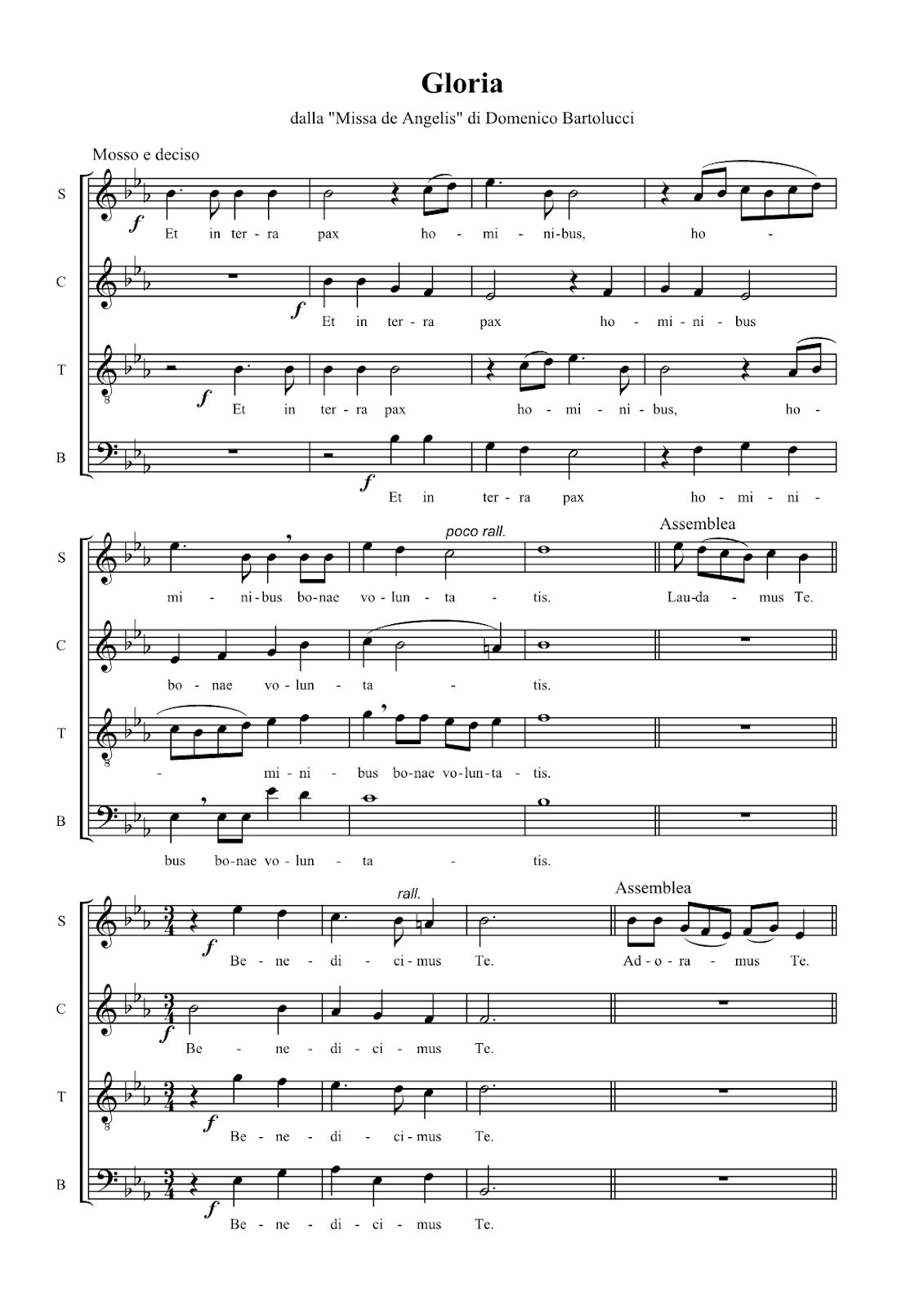 SCARICA SPARTITI MUSICA SACRA