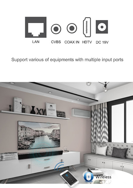 Mecool KS1 DVB T / T2 Soundbar TV Box