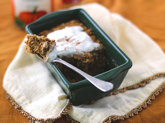 You can make this delicious Pumpkin Quinoa Flake Protein Loaf in the microwave in just 5 minutes flat! You'd never know it's healthy, sugar free, low fat, high fiber, dairy free, and vegan!