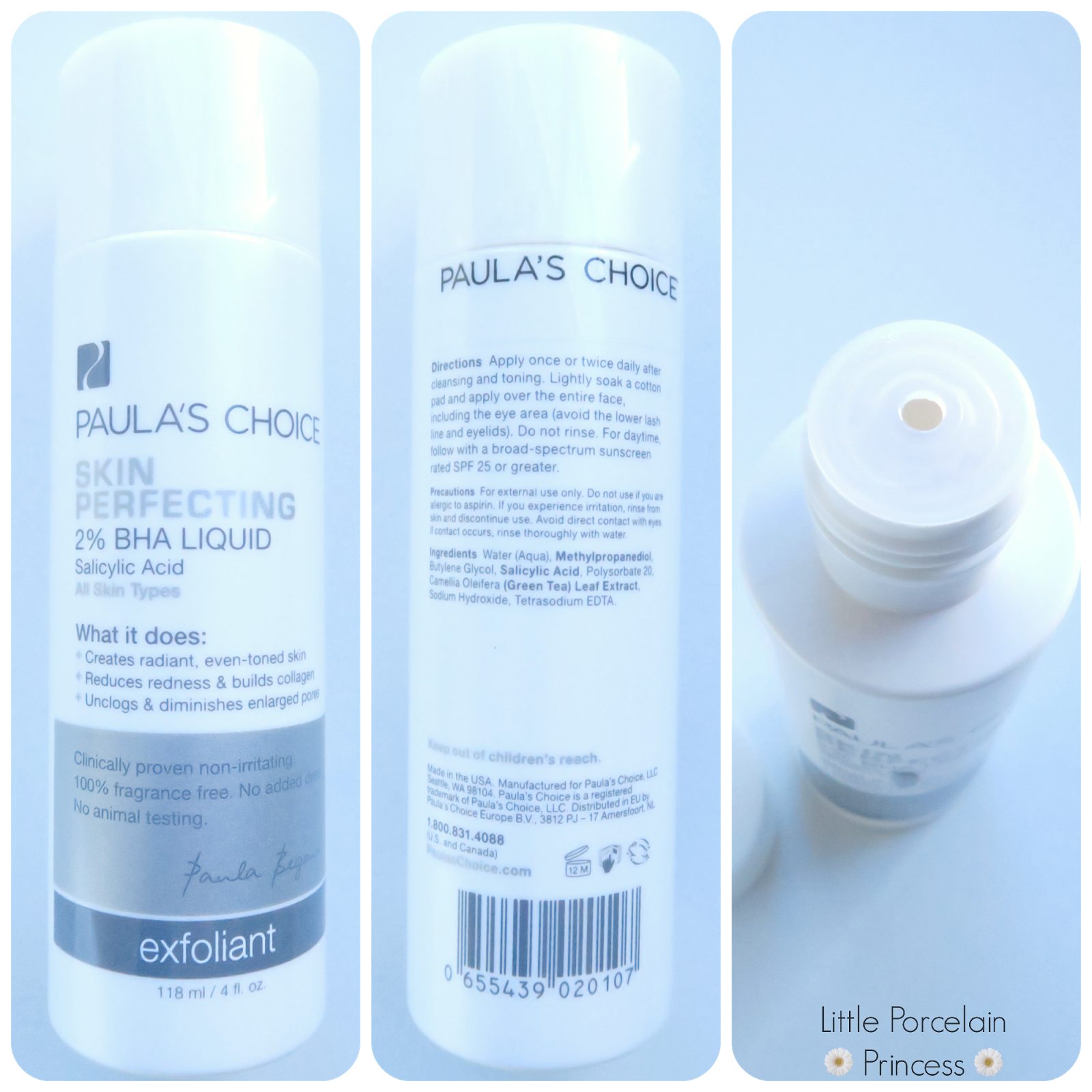 Little Porcelain Princess East VS West Paula's Choice Skin Perfecting