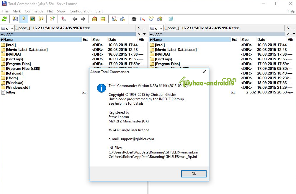 Key Total Commander - accessoriesvolume