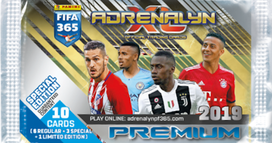 PANINI FIFA 365 ADRENALYN XL 2019-Premium Edition Limitée