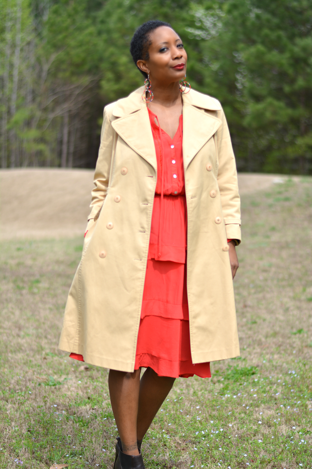 Vintage Trench Coats and Dresses | Thriftanista in the City