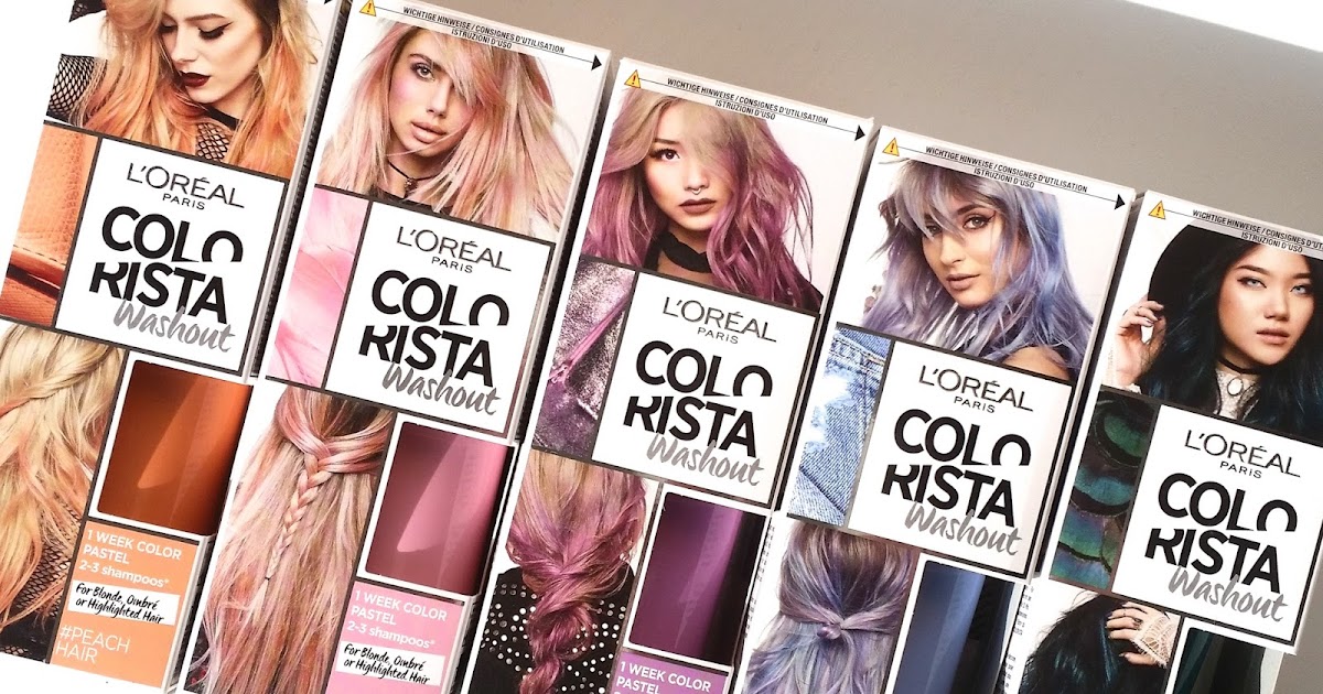 L'Oréal Colorista - bunte Haarfarben.