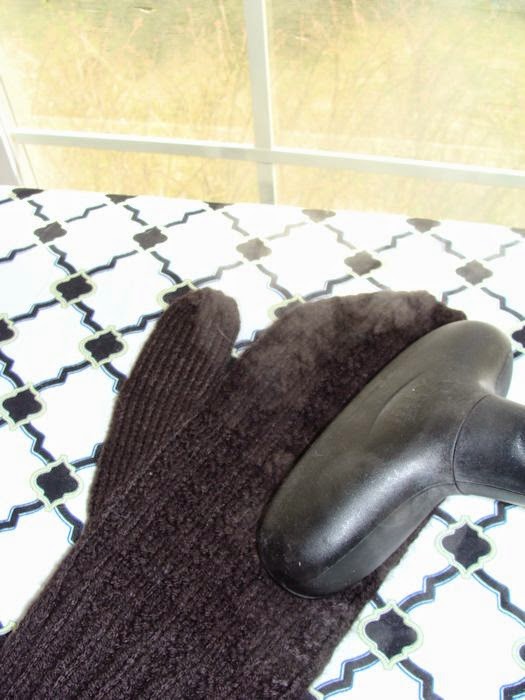 Bead Knitter Gallery Blocking Mittens