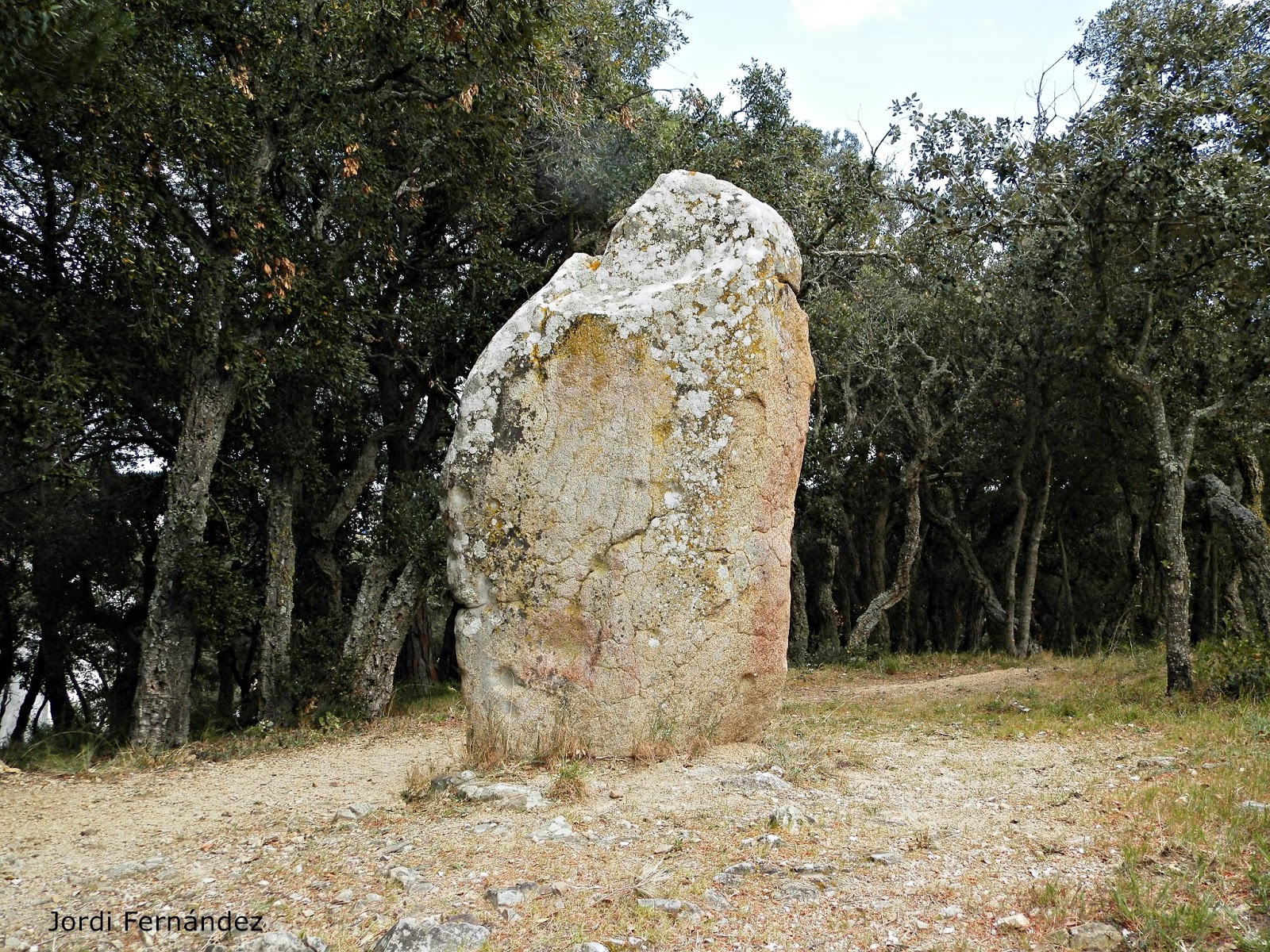 El temps a Palamós El dolmen i el menhir del Puig ses Forques