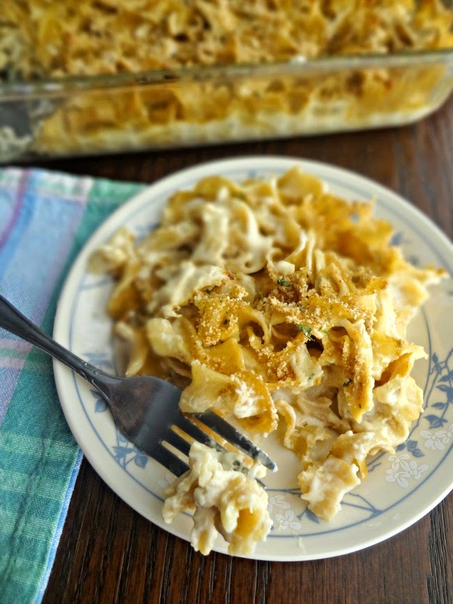 The Cooking Actress Chicken Noodle Casserole {from scratch}