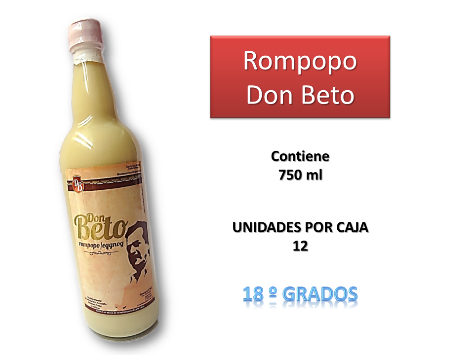 Productos Doña Zoila: Rompopo Don Beto