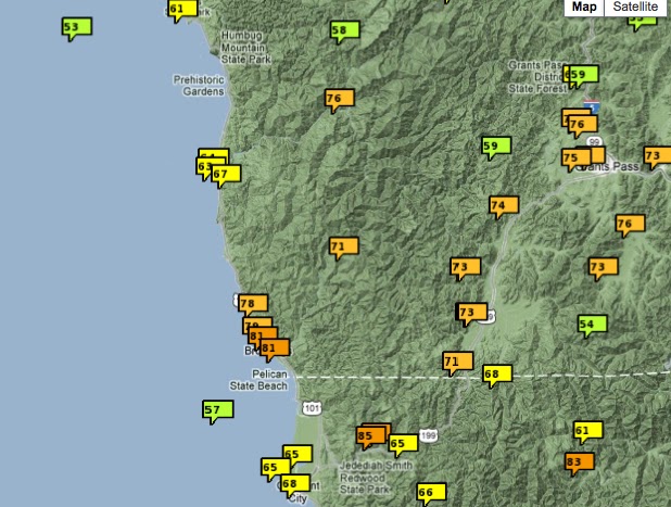 Cliff Mass Weather and Climate Blog: The Banana Belt of Brookings, Oregon