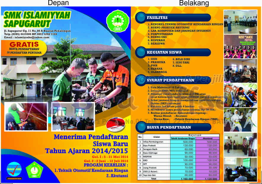 Contoh Brosur SMK Percetakan Batang