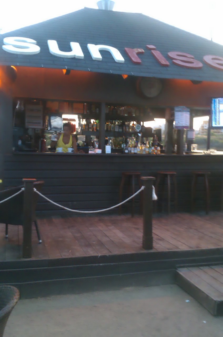 SPAIN NOW WALKING Sunrise beach bar ( Orihuela Costa Spain )