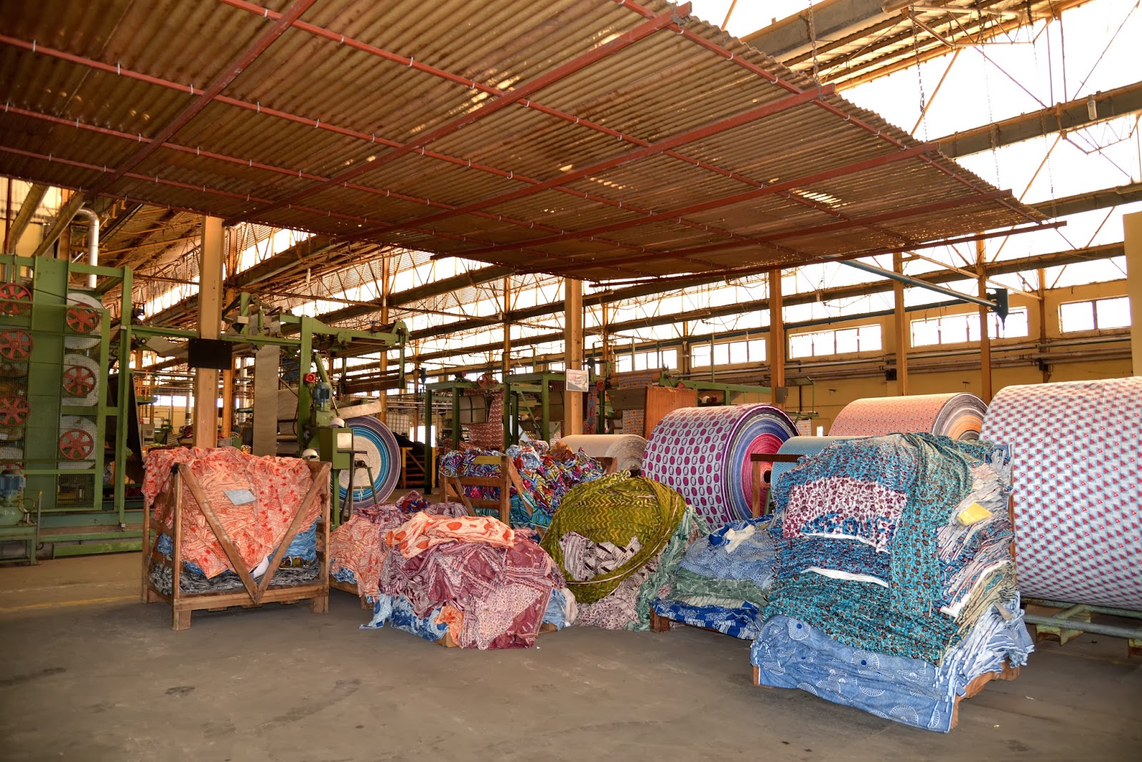 Life in Africa GTP Fabric Plant (Ghana Textiles Printing)