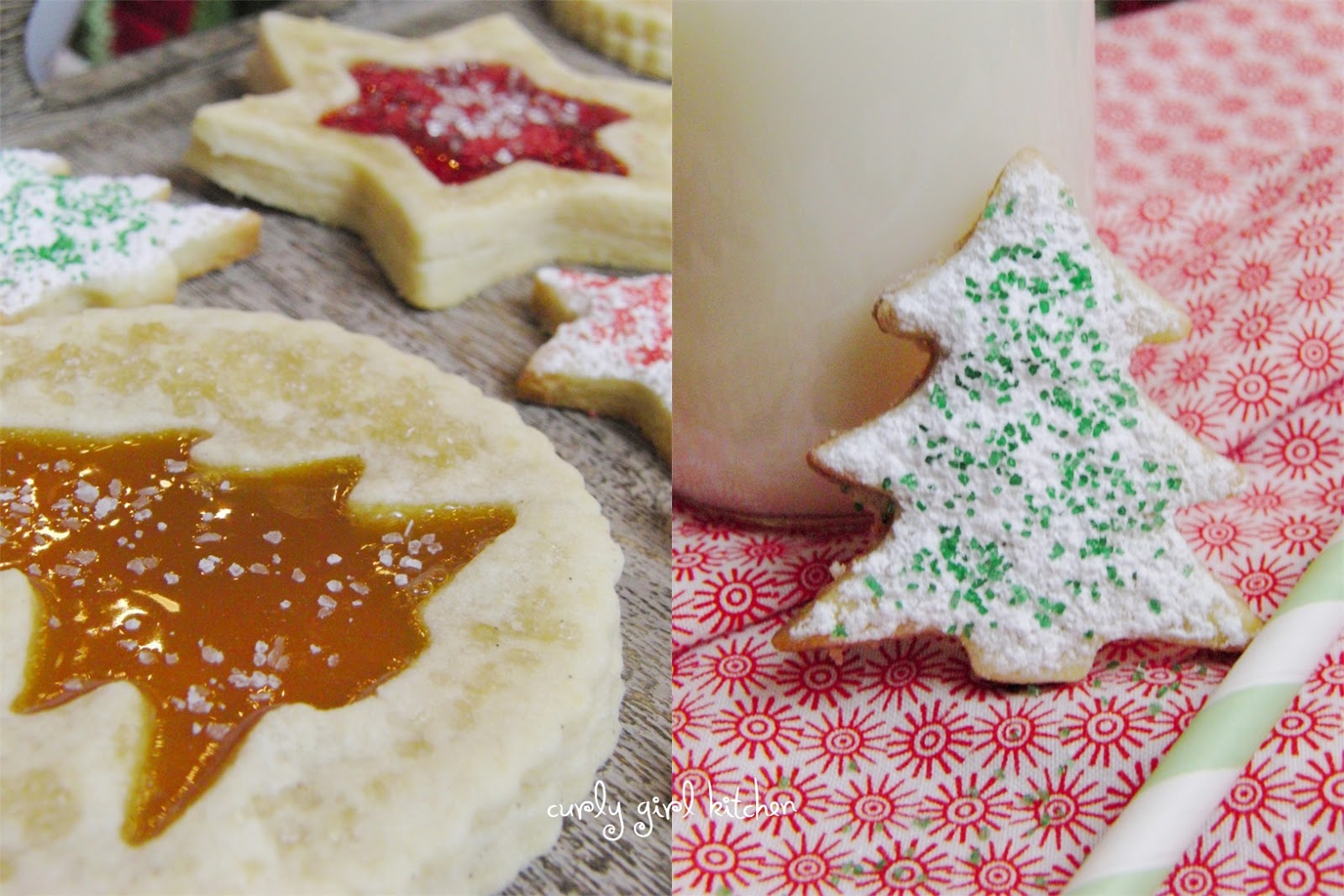 "peanut butter blossoms" are the best cookies you'll make this year Curly Girl Kitchen: Christmas Cookies filled with Salted Caramel, Jam