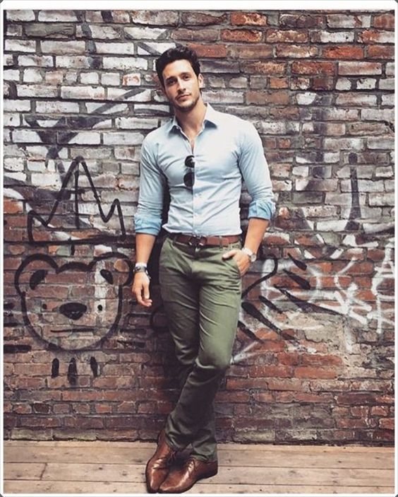 calça verde musgo masculina