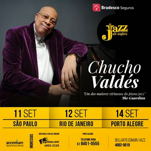 Chucho Valdéz Brasil tour 2014