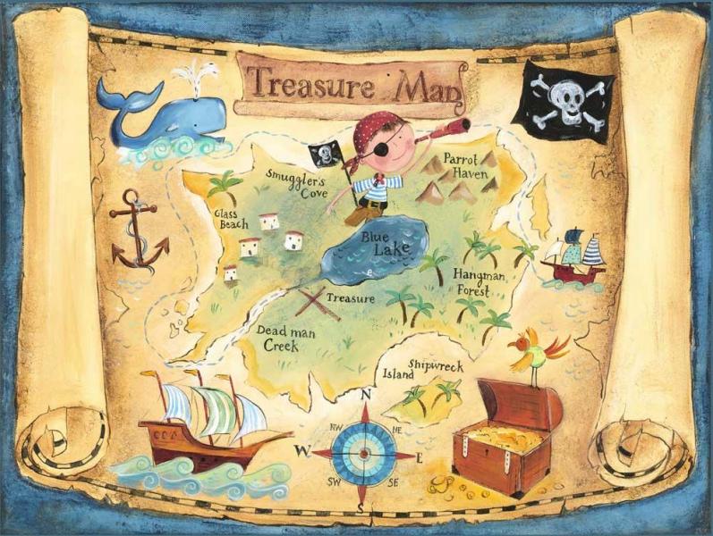 treasure map clip art free - photo #45