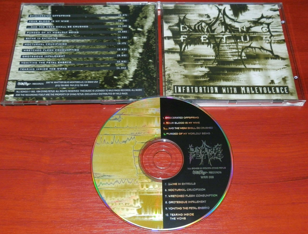 Моя коллекция CD: DYING FETUS