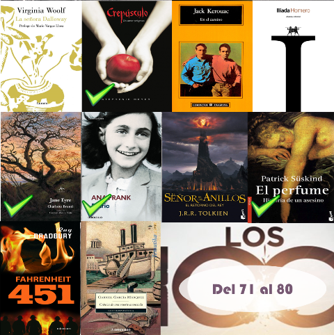 71 al 80 de los 100 mejores libros de todos los tiempos