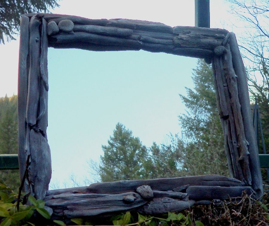 Make The Best of Things Driftwood Mirror